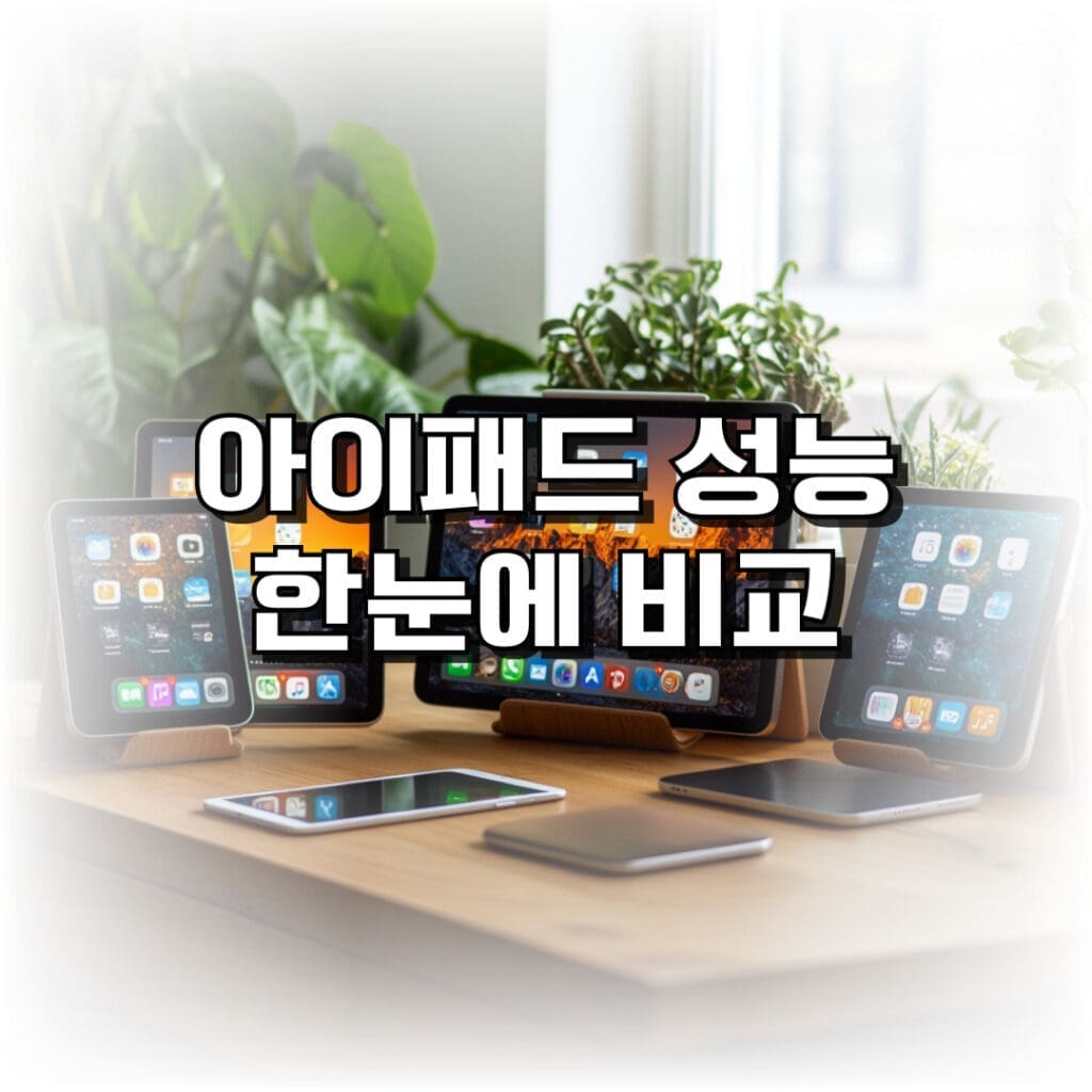 iPad Air, Mini, Pro 성능과 가격 비교, 구매 가이드.