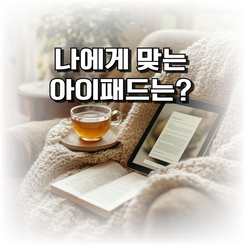 iPad 종류별 추천, Air, Pro, Mini 선택 가이드.