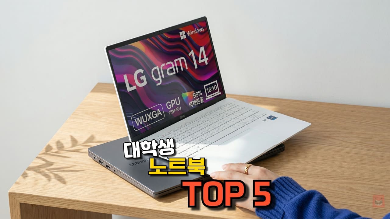 대학생 노트북 추천 TOP 5 인강용 가성비 모델 비교