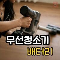 무선청소기 배터리 교체 가이드